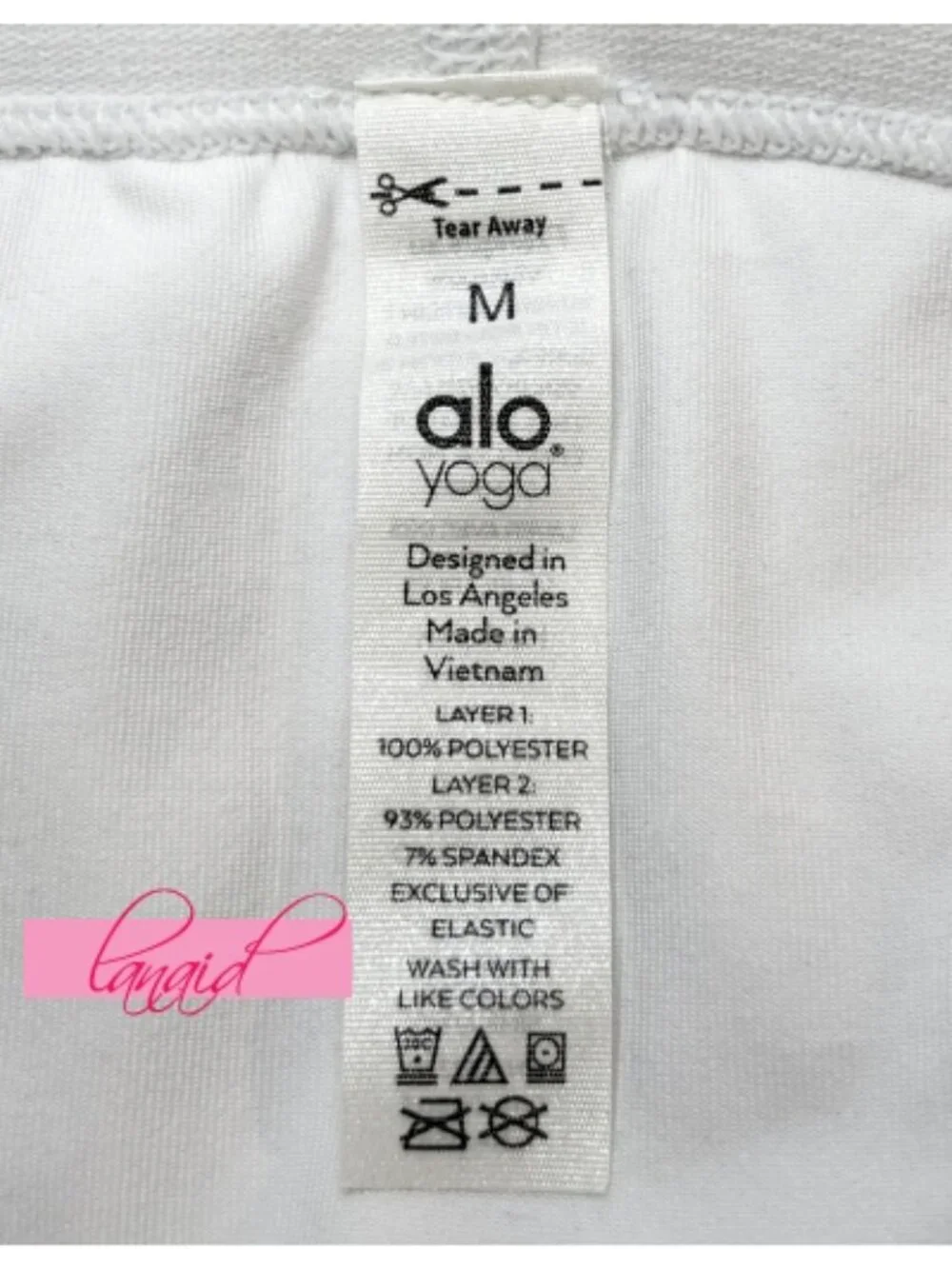 Alo Mesh Flirty Tennis Skirt White Sheer Transparent See-Through Pleated Skort
